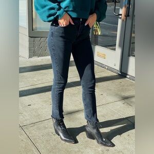 Agolde Toni Mid Rise Straight in Feral Jeans